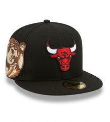 BEISBOLERA BULLS 59 NEGRA ROJA