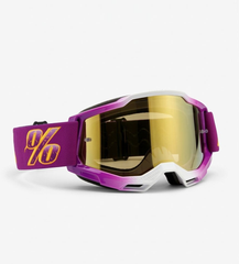 GOGGLES 100% PURPLE GOLD EDITION