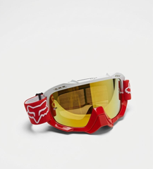 GOGGLES FOX RACING WHITE RED EDITION