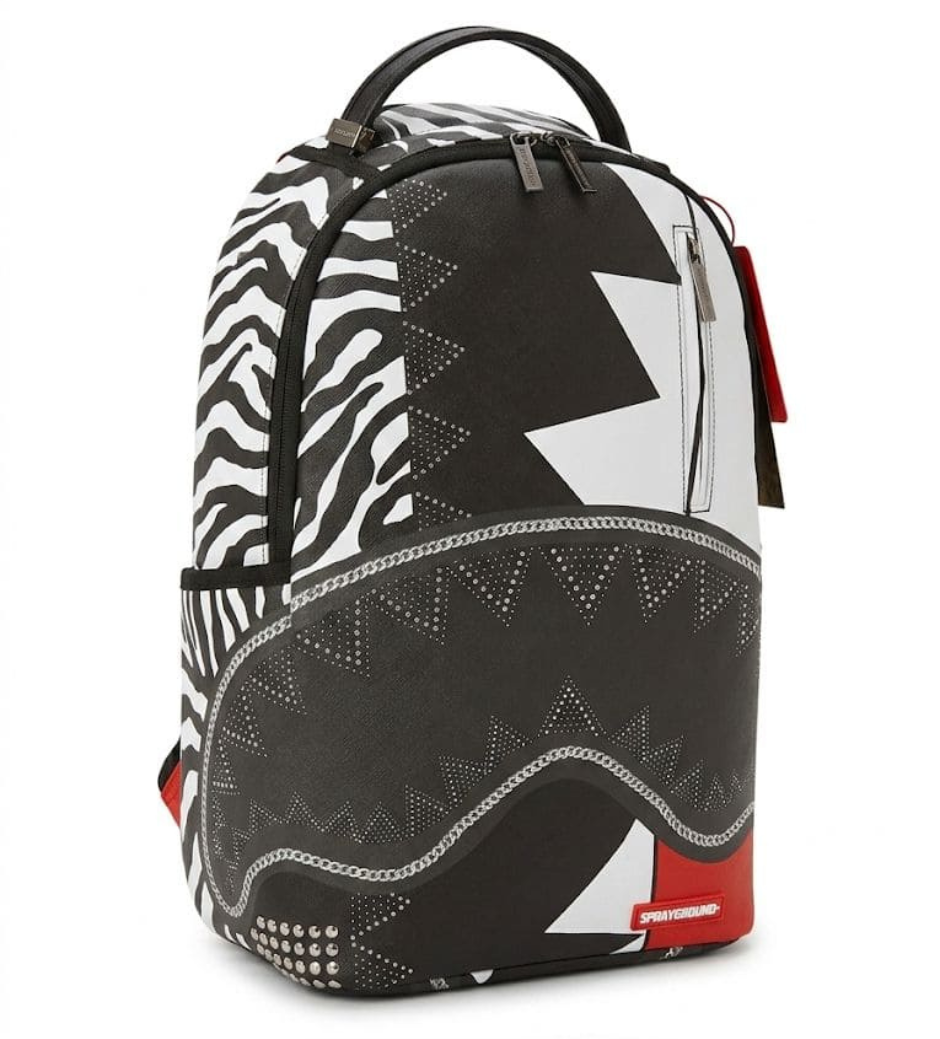 MORRAL SPRAYGROUND G5 NEGRO BLANCO AMARILLO